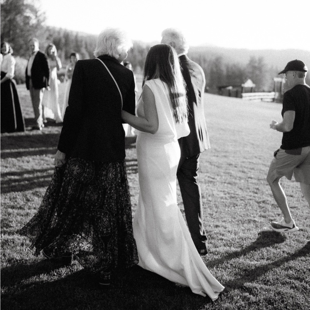 Zac Posen & Pronovias Gwyneth Sheath Wedding Dress - Picture 3 of 6